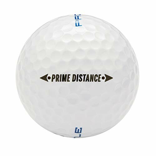 White golf ball with 'Prime Distance' text