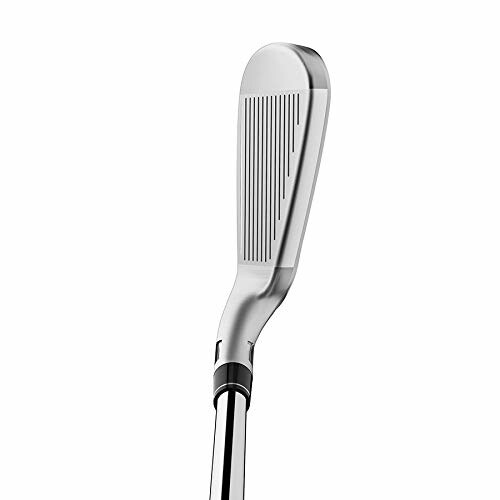 Close-up of a golf club iron head