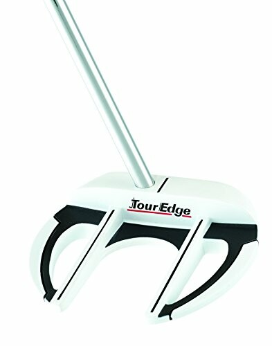 Tour Edge golf putter with white and black design