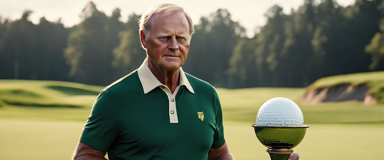 Jack Nicklaus in action