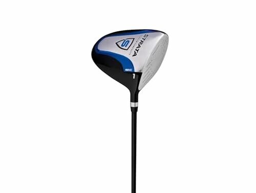 Strata golf club driver with black and blue design