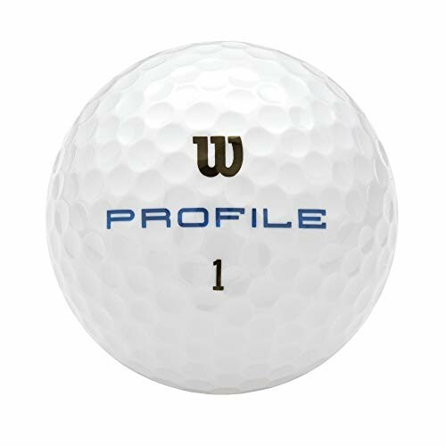 Wilson Profile golf ball with logo and number 1